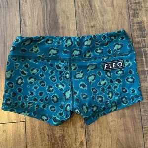 Fleo leopard print shorts